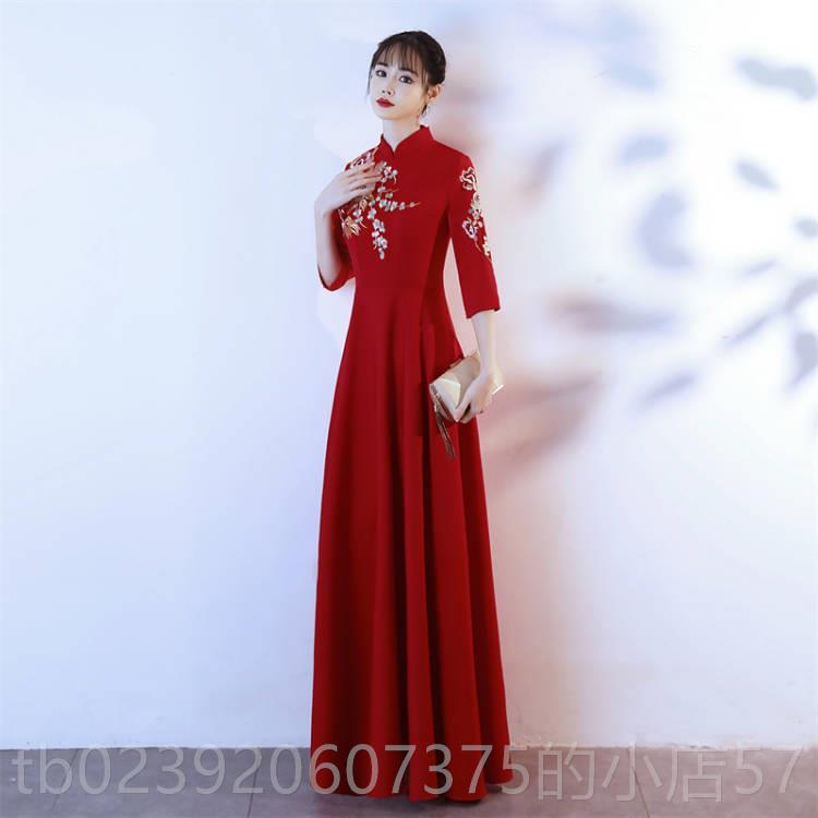 正品大型0合唱团长表演女装225新礼仪中女式服装欢迎奖裙唱红歌图片