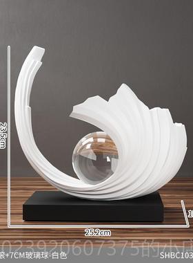 正品新款酒子公柜装轻饰品摆件奢高档简约办室柜玄关客厅风生水起