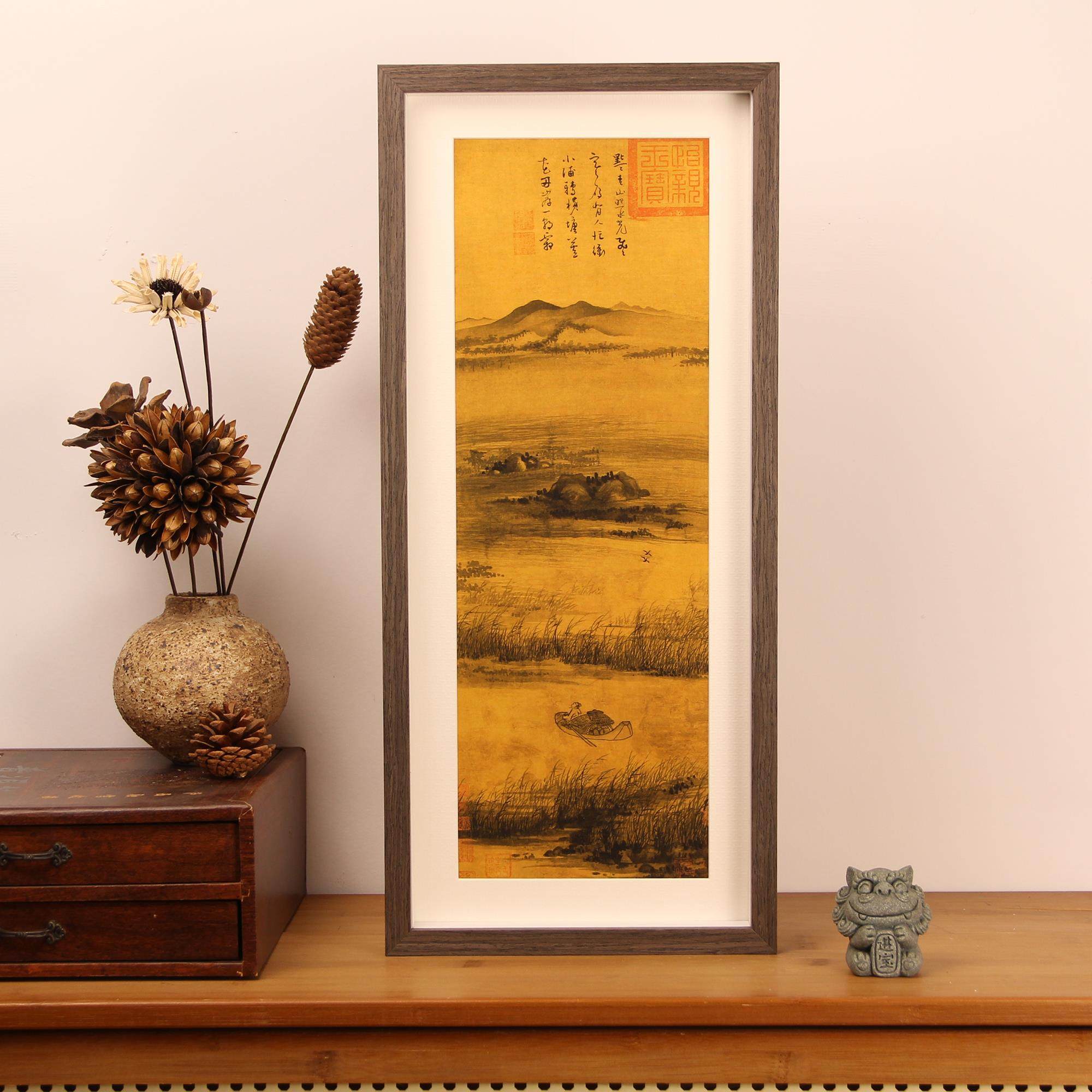 国画字画桌案摆台唐宋元明清名画复制品古画装饰画挂画禅意礼物