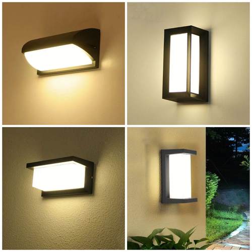 户外壁灯防水LED防潮壁灯方形外墙灯现代简约室外大门楼梯过道灯