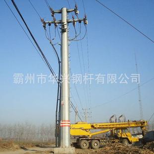 钢管塔 35KV输电钢杆 地脚螺栓 双回路钢管杆 张家口电力钢杆