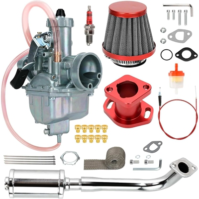 HIAORS VM22 Carburetor 212cc Exhaust Muffler Throttle Cable