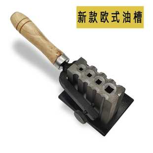 欧式大油槽熔金银条块模具翻砂铁槽倒条成型打金铸模首饰做条工具