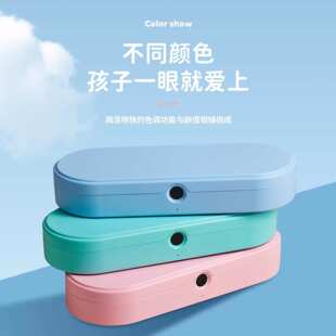 指纹解锁文具盒收纳盒密码解锁文具盒智能高级笔盒小学生文具盒