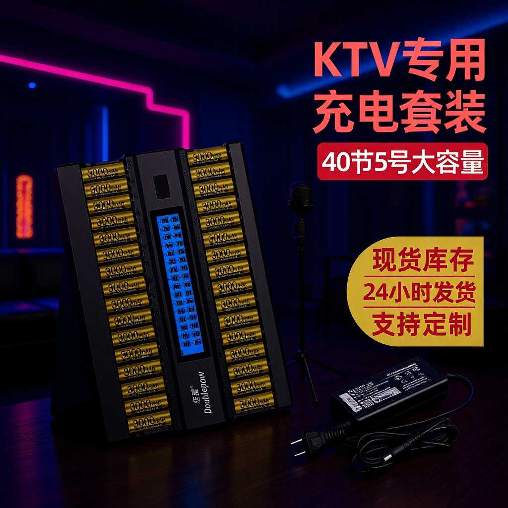40节5号5号五号镍氢充电电池KTV点歌机