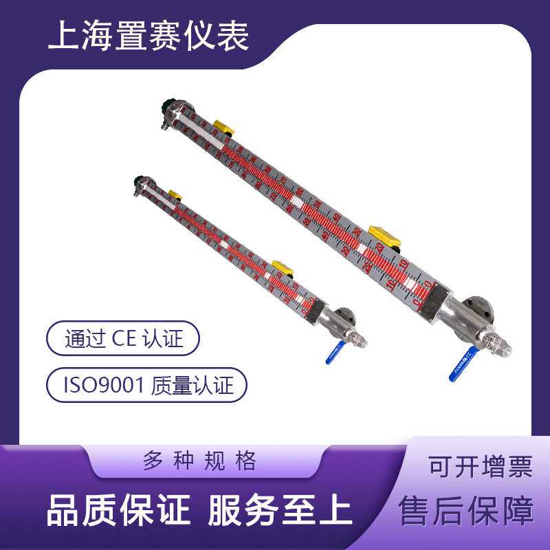 防爆磁翻板液位计外置浮子液位传感器高品质食品工程粘度碱性液体