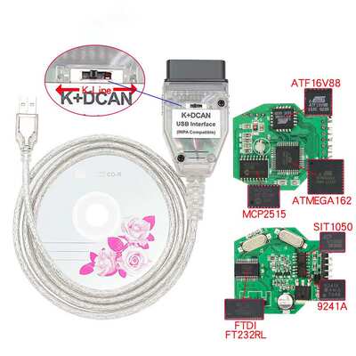 INPA K+CAN For BMW K CAN INPA With FT232RL Chip Wit h Switch