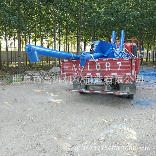 圆管螺旋钢管提升机高远  单轴螺旋给料机  饲料碳钢管提料机