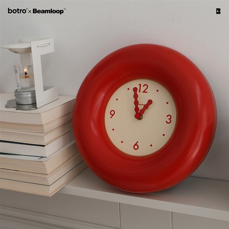 啵乔botro静音钟表挂钟客厅2023新款简约现代家用桌面时钟挂墙,家居饰品,挂钟,淘宝优惠券,粉丝福利购,淘宝优惠卷