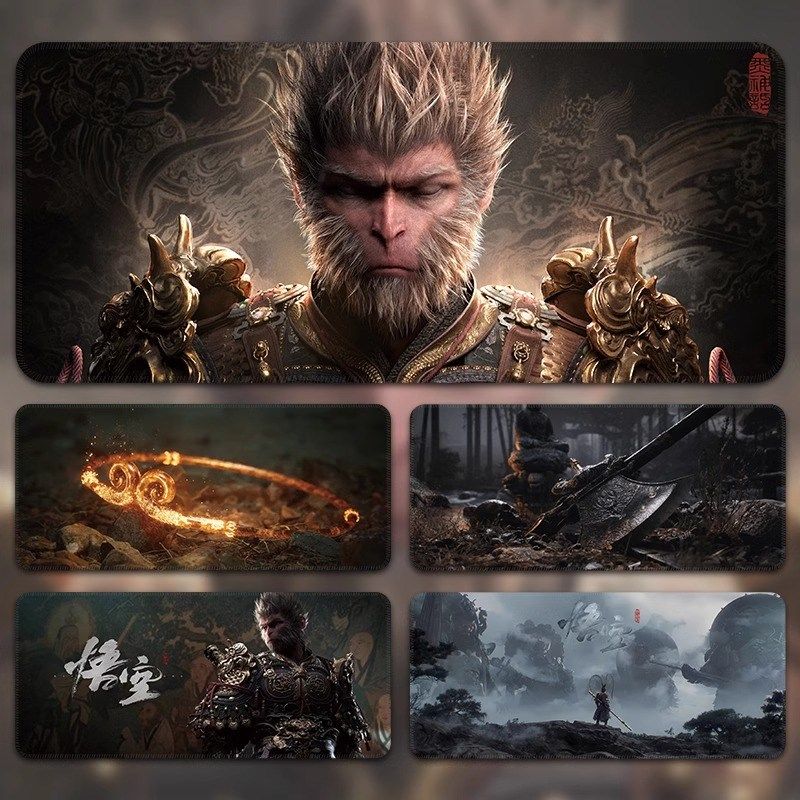 黑神话悟空鼠标垫超大笔记本电脑垫宿舍桌面垫定制电竞游戏滑鼠垫