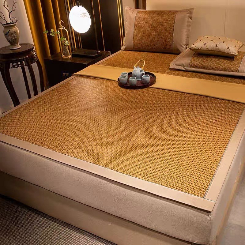 凉席夏季天然藤席家用可折叠夏天三件套软凉席子夏凉席床笠款床罩,床上用品,藤席,淘宝优惠券,粉丝福利购,淘宝优惠卷