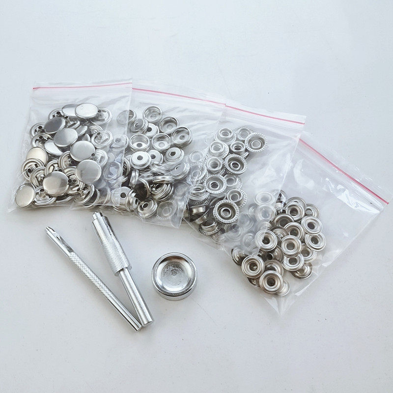 148件按扣套件不锈钢大白扣四合扣 皮革服装暗扣扣子含工具套装,居家布艺,纽扣,淘宝优惠券,粉丝福利购,淘宝优惠卷