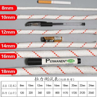 高空作业绳安全绳家用钢丝生命线救生绳户外登山绳尼龙耐磨逃生绳