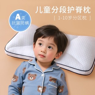通用 6岁以上A类宝宝护脊护颈枕午睡四季 幼儿园儿童枕头分区枕1