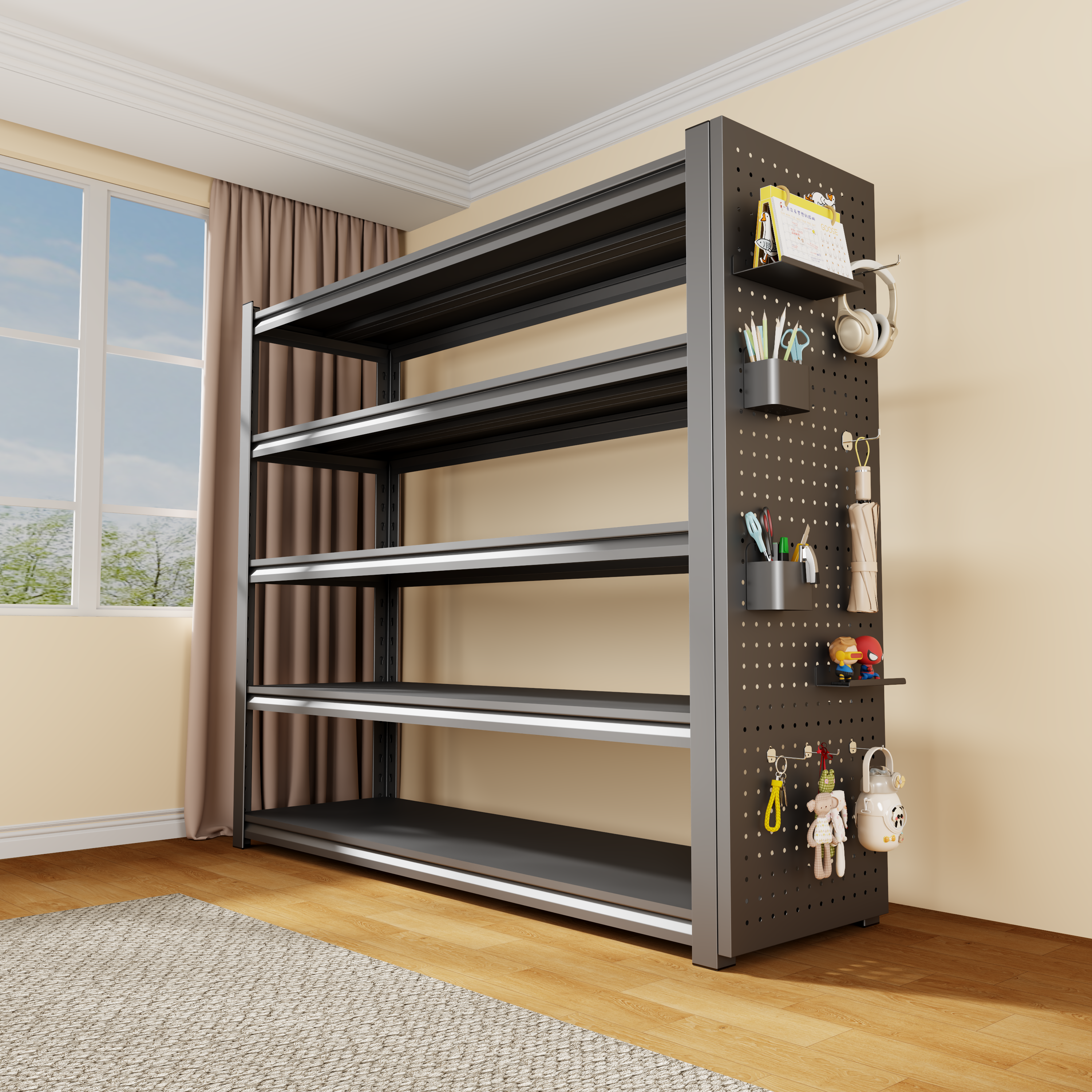 多功能储物置物架储藏间铁架子