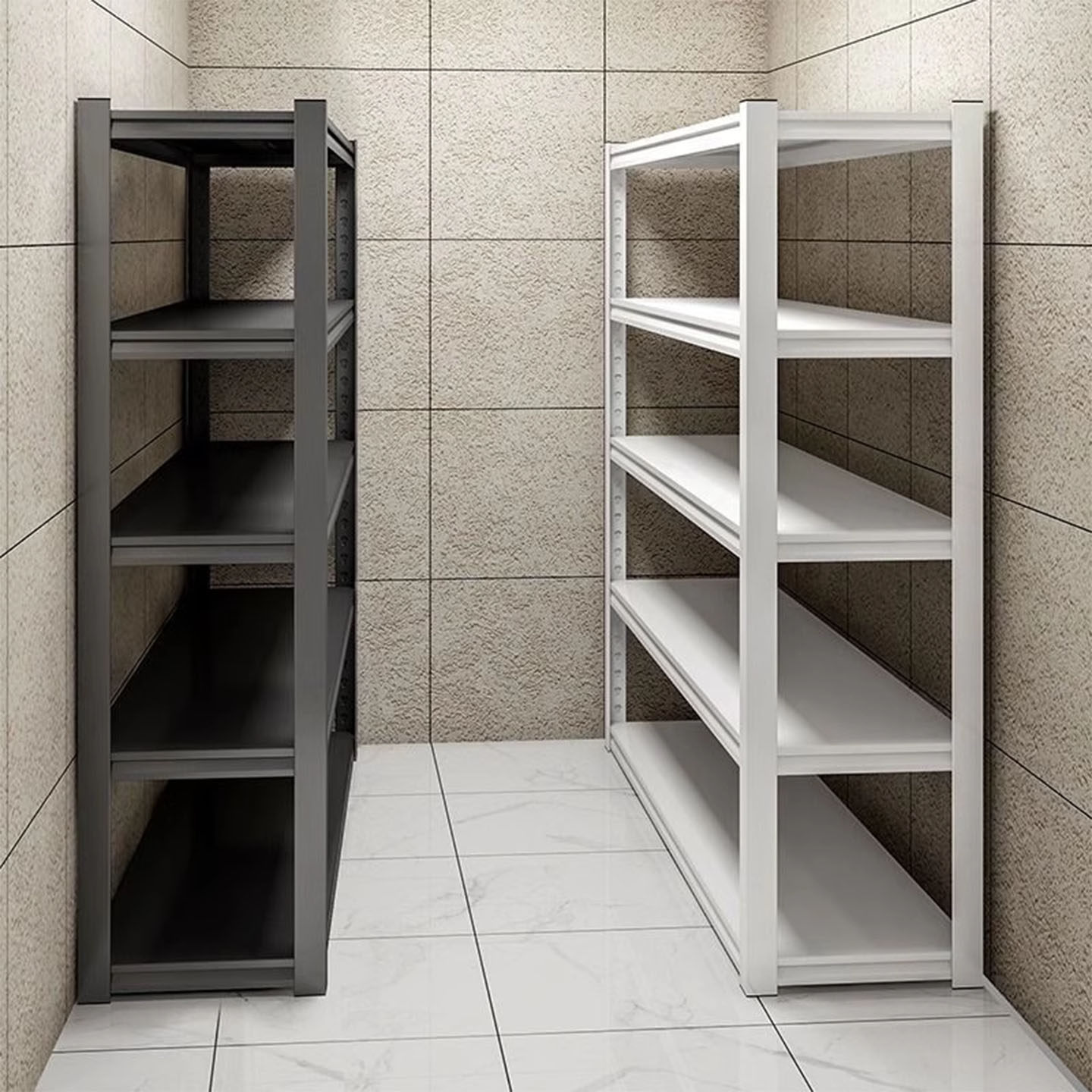 仓储货架多层置物架快递架子落地家用阳台简易储物架储藏室铁架子