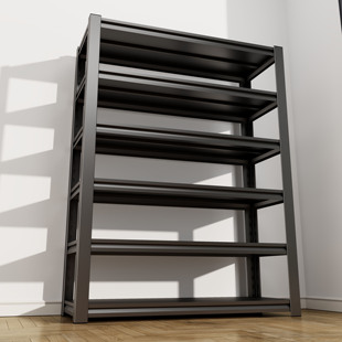 家用置物架钢制货架阳台多层储物架储藏间厨房收纳架快递杂物架子