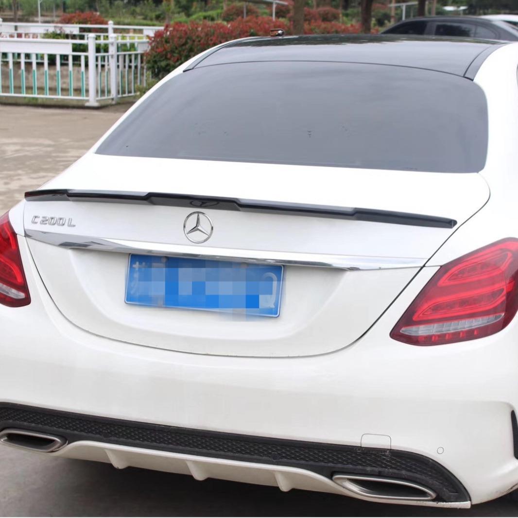 新C级C180L C300L c200L尾翼压翼风翼用品奔驰新C级改装尾翼