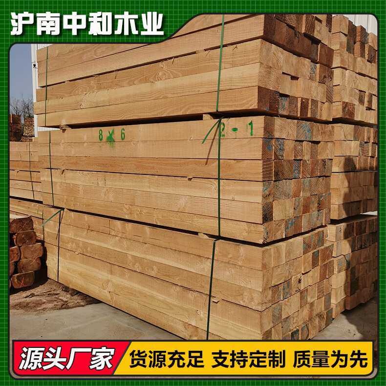 工地木方建筑  建筑方木材料 基建用花旗松木方建材工程方木