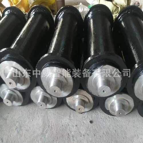 供应矿用耐磨地滚轮 绞车钢丝芯托绳轮焊接铁地滚 200*450地滚轮