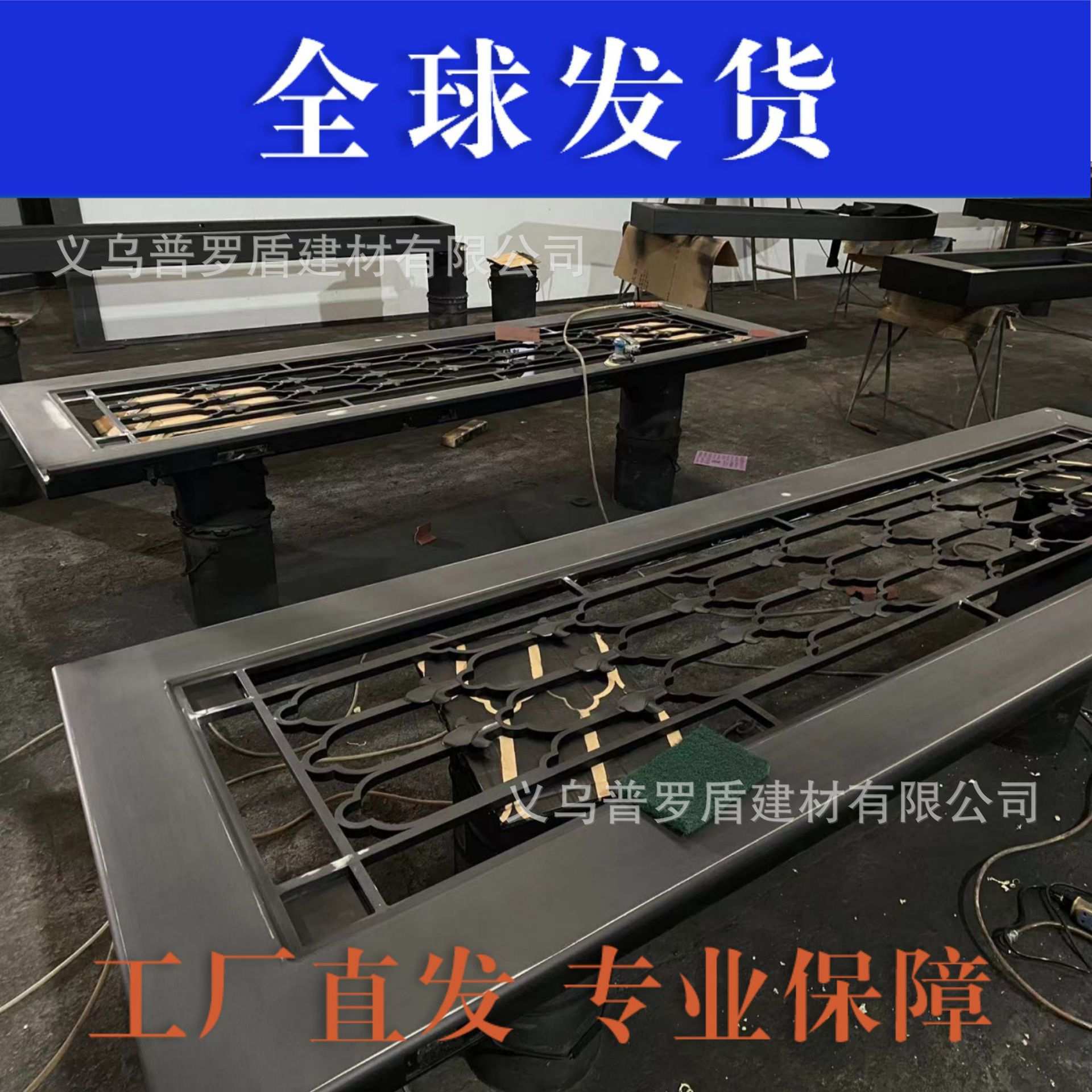 法式透光门玻璃庭院门精致进户门铁艺入户门别墅设计楼梯铁艺灯