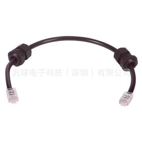L-COM TRD855WTG-50M 超5类户外级跳线RJ45/RJ45防风雨扣环 现货