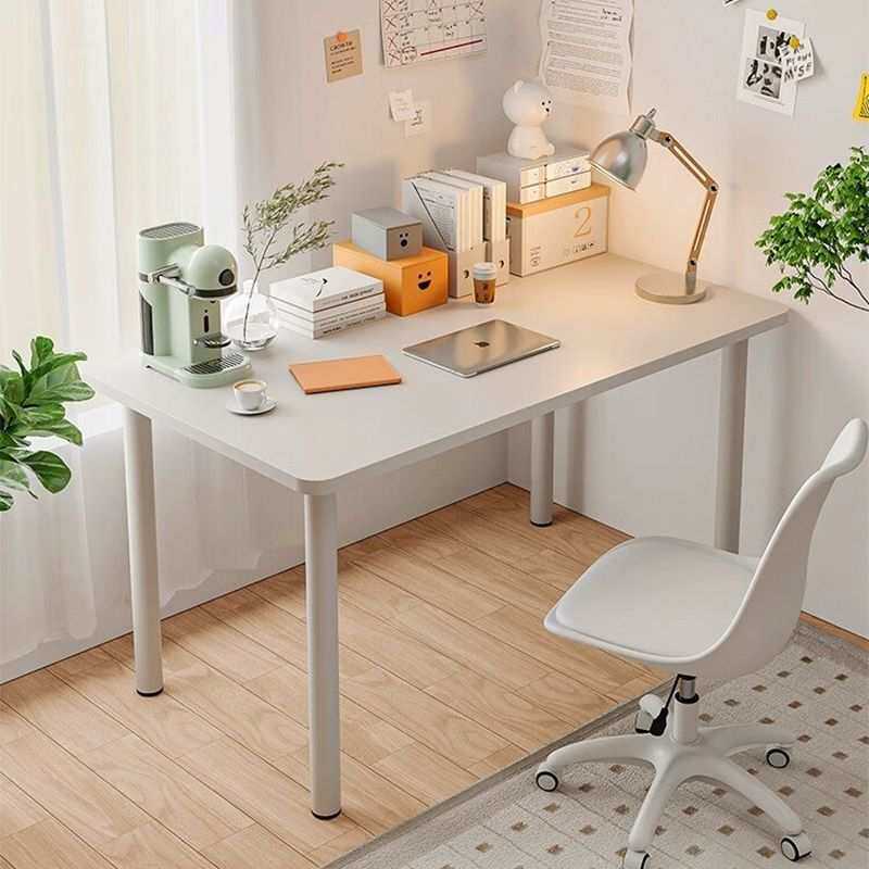 电脑桌白色桌子女生卧室书桌简约长条桌家用ins风办公学习桌