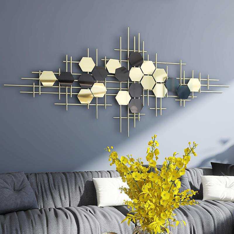 铁艺壁饰挂件沙发背景墙装饰画客厅墙面装饰金属立体壁挂悦动室内