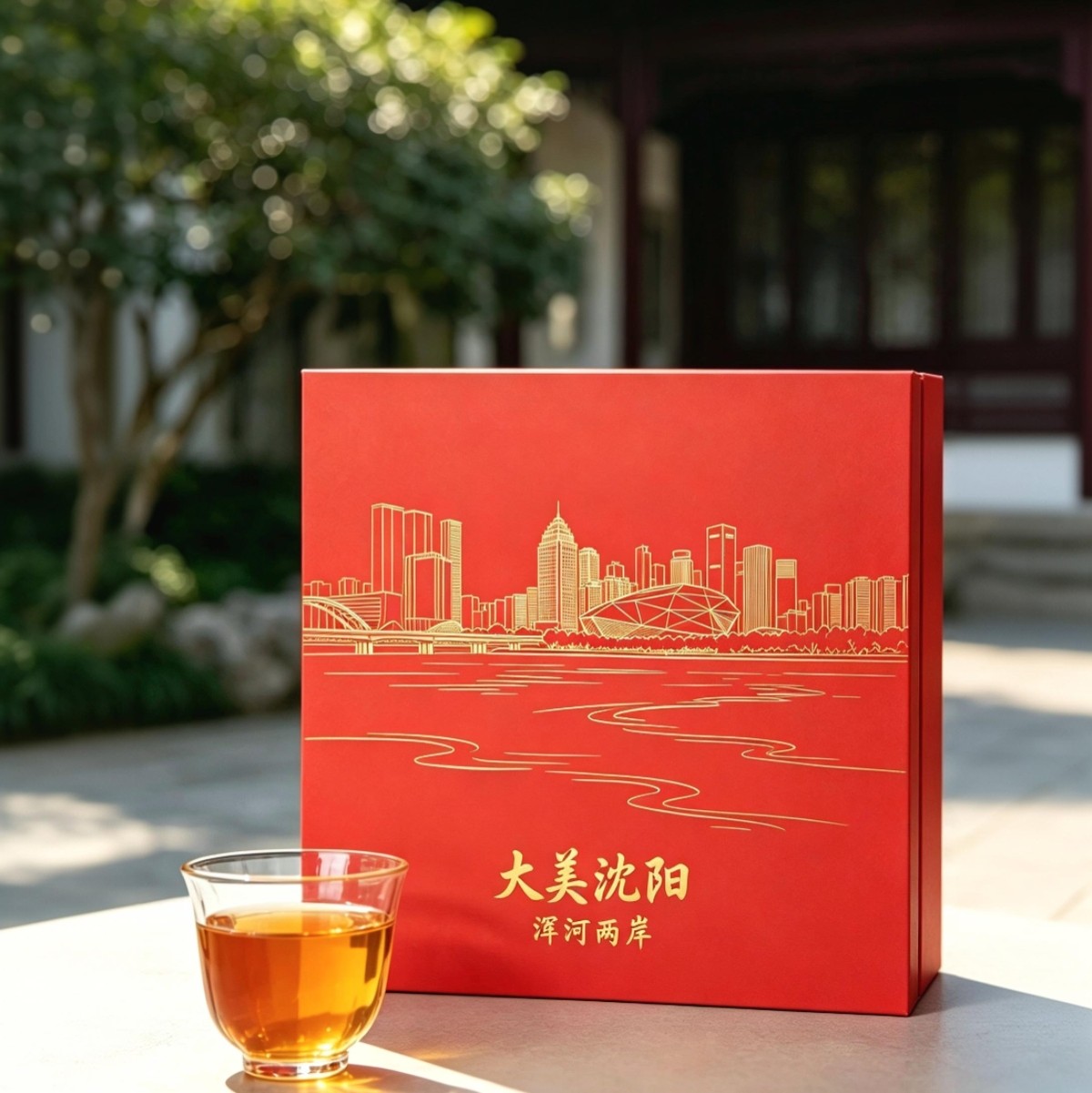 沈阳伴手礼定制活字安化黑茶礼盒