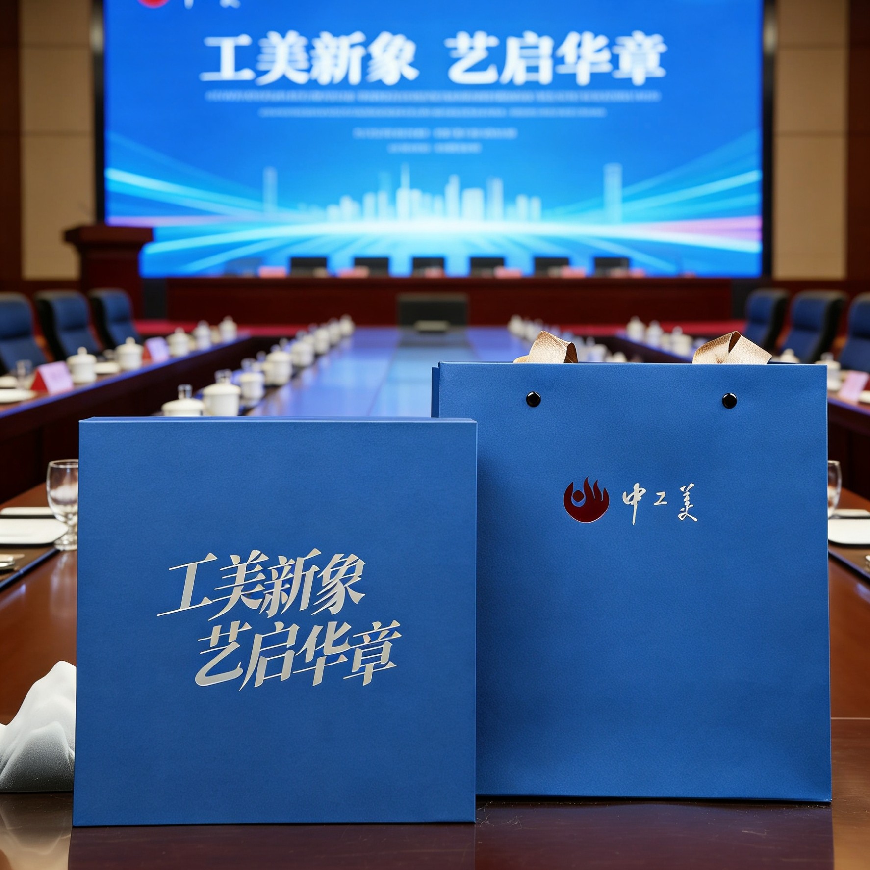 商务会议伴手礼活字茶叶定制logo