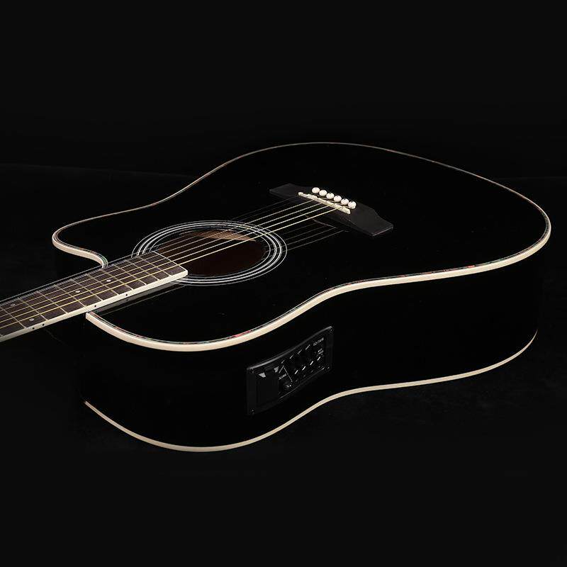 工厂直供41寸民谣吉他电箱带EQ椴木吉它初学者入门练习吉他guitar