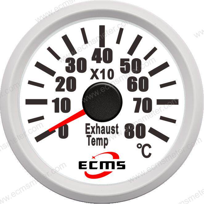 ECP车用船用工程机械设备指针尾气温度表测量尾气排放温度0~800℃