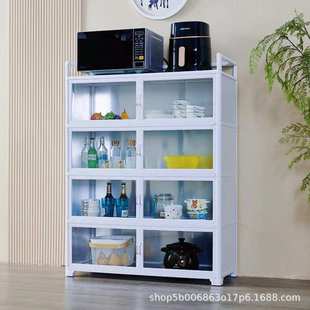 厨房橱柜碗柜小型出租屋老式家用餐边柜子储物柜茶水柜客厅收纳柜