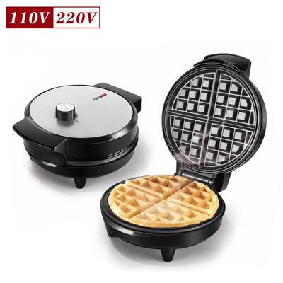 三分钟华夫饼机早餐面包机三明治机可调温控电饼铛Waffle machine
