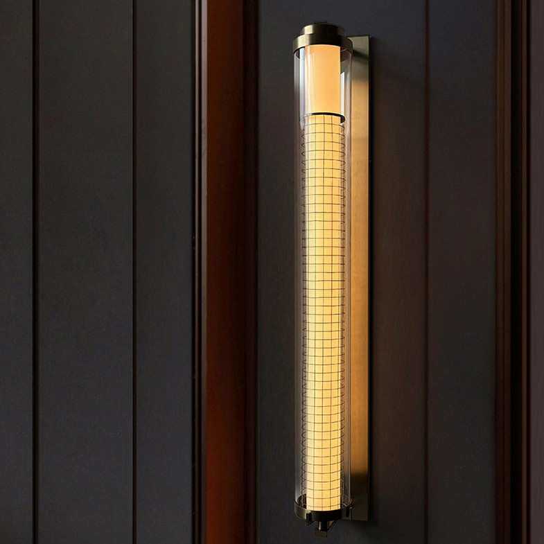 新中式复古大堂壁灯设计师客厅背景墙餐饮酒店走廊过道LED壁灯