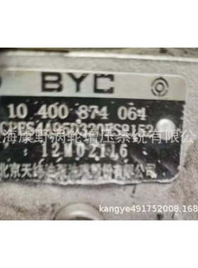 a适用发电机组的喷油泵总成 10400874064 CPES4A95D320RS2152
