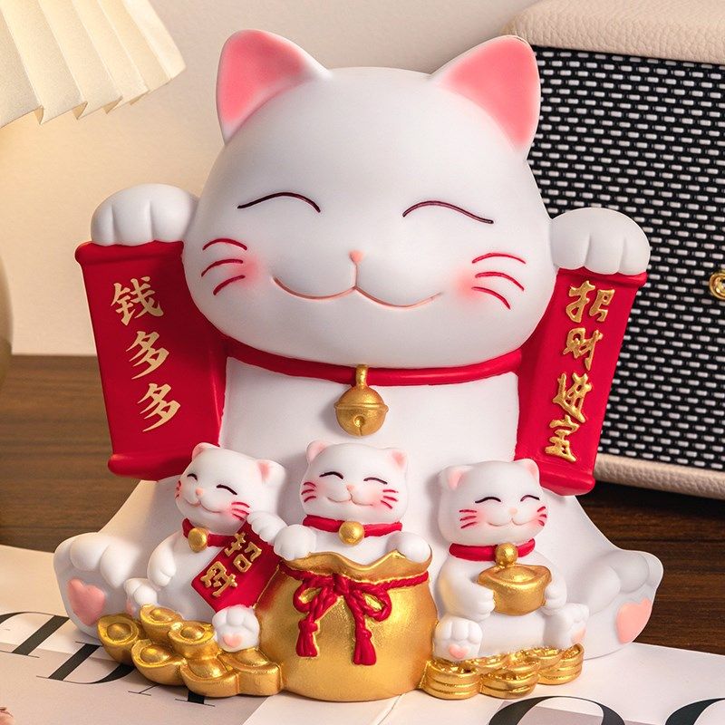 创意成人款招财猫储蓄存钱罐看不出来儿童男女孩2024新款只进不出