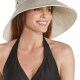 在股票 Coolibar海滩防晒帽海滩大沿帽防紫外线02356 10186