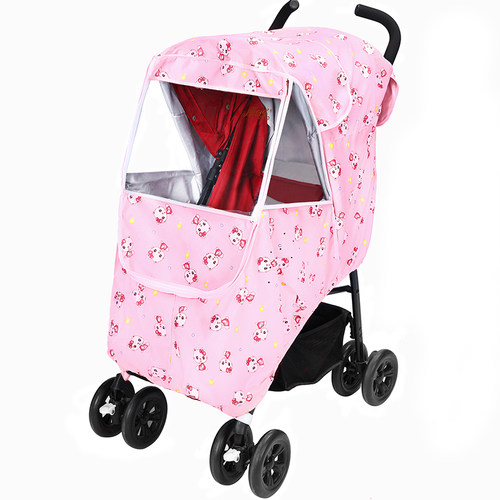 婴儿车防雨罩保暖宝宝儿童小推车挡雨罩防风罩溜娃神器四季通用