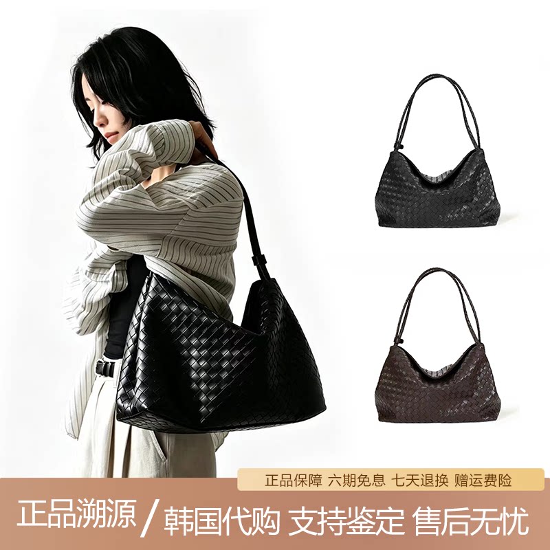 韩国代购monorow流浪包编织包女