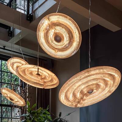 Kooij Fresnel玻璃吊灯设计师现代简约餐厅吧台售楼处别墅楼梯间