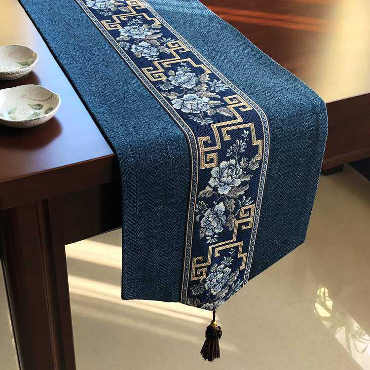 新中式禅意茶席餐桌桌旗中国风布艺茶桌茶旗电视柜茶几桌布茶台,模玩/动漫/周边/娃圈三坑/桌游,模型制作工具/辅料耗材,淘宝优惠券,粉丝福利购,淘宝优惠卷