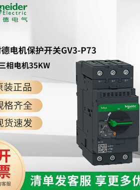 施耐I德电动机断路器马达保护开关GV3P73GV3-P73替代GV3ME63C自动