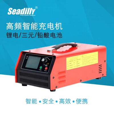 12V充电机12V35A40A50A60A80A智能锂电池充电器 铅酸电池充电机