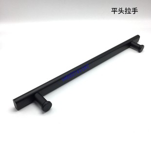 浴室卫生间玻璃门移门拉手推拉门不锈钢椭圆管把手孔300m400m440m