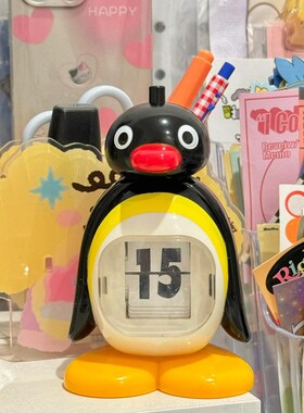【家的好东西】Pingu企鹅万年历入口挂历桌面摆件房间装修装饰摆