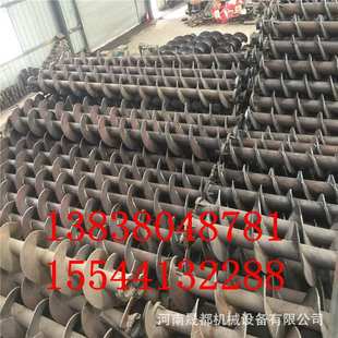 打桩机配件 桩机铸钢件 长螺旋钻机钻杆 耐磨钻头 护筒