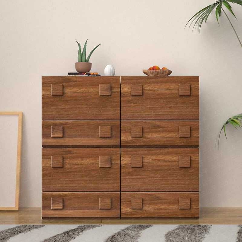 中古实木电视柜客厅家用储物柜北欧复古卡门柜斗柜组合模块柜落地