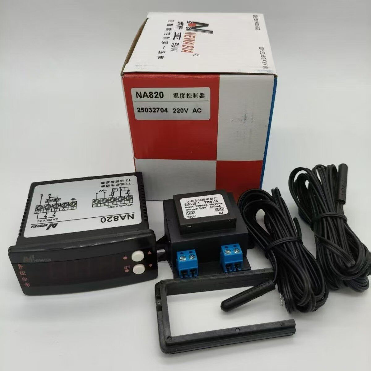新亚洲NA820NA830温度控制器冷库制冷化霜风机温控器电子控制仪