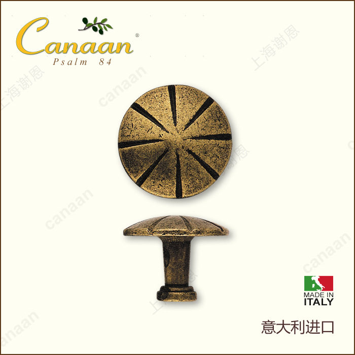 Canaan迦南原装意大利进口 欧式古典抽屉柜门拉手24470型号